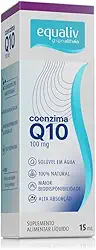 Coenzima Q10 100mg - Fórmula de Alta Absorção (15mL) - Suplemento Natural da Equaliv para Energia