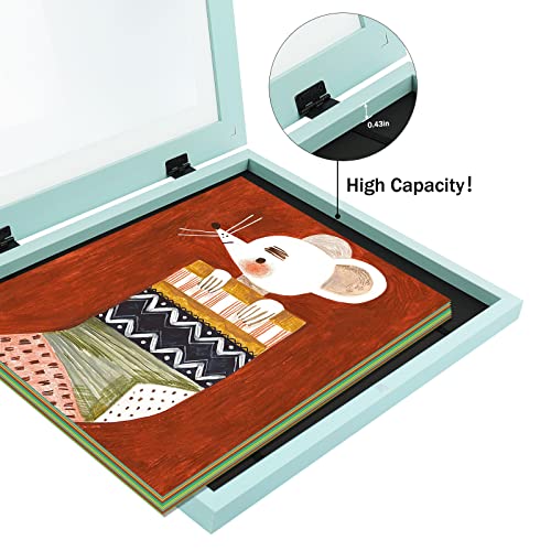 Golden State Art, 10X12.5 Kids Art Frames, Front-Opening, Great For Kids Drawings, Artworks, Children Art Projects, Schoolwork, Home Or Office (Light Blue, Set Of 2) #TOP6