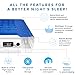 SoundAsleep Products Dream Series Luxury Air Mattress, ComfortCoil Technology, Built-in High Capacity Pump for Home, Camping- Double Height, Adjustable, Inflatable Blow Up, Portable (Twin Size)