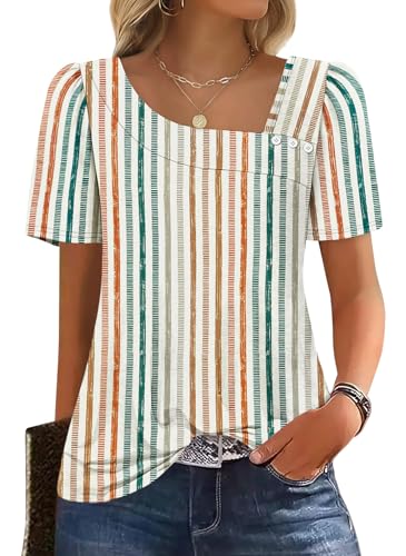 WIHOLL Summer Tops for Women 2026 Spring Break Essential Plus Size...