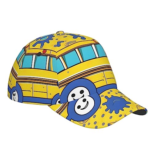 Casquette baseball queue de cheval KoNsev bus scolaire unique - 3
