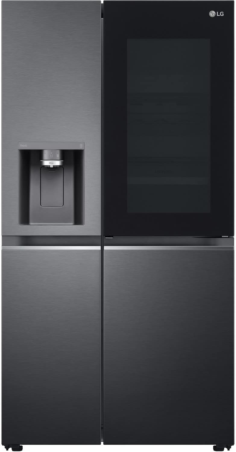 LG GSXV90MCAE InstaView 635L DoorinDoor Fridge Freezer, Matte Black