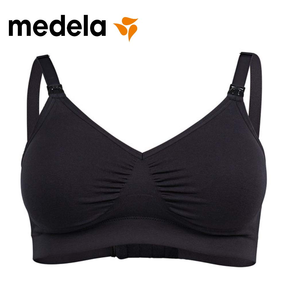 Medela Women's Nursing Bra white black XL