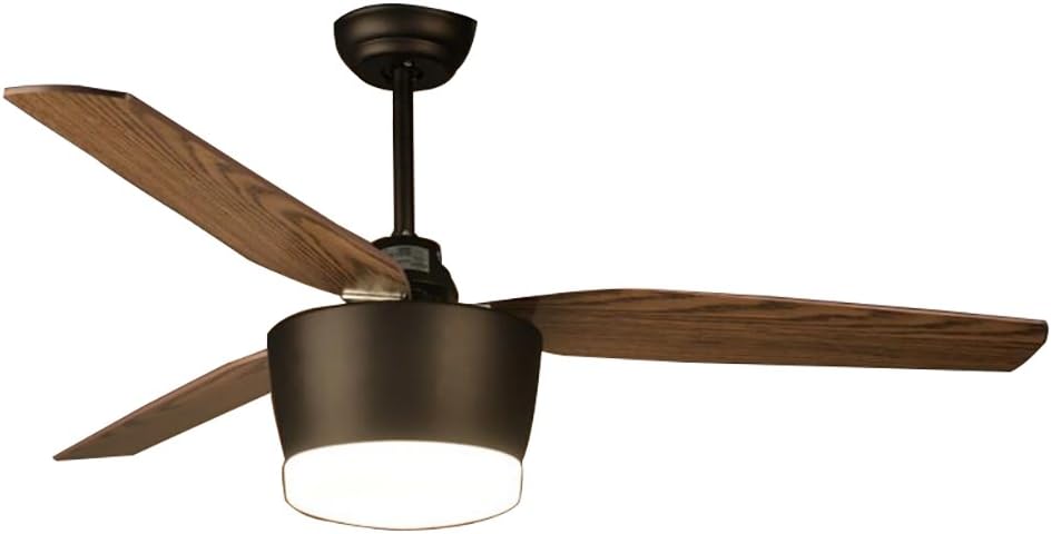 YUEGOO Ceiling Fans with Lamps,Ceiling Fan with Dimmable 48W Led Light and 3 X Blades for Living Room Restaurant Bedroom/Wall Control