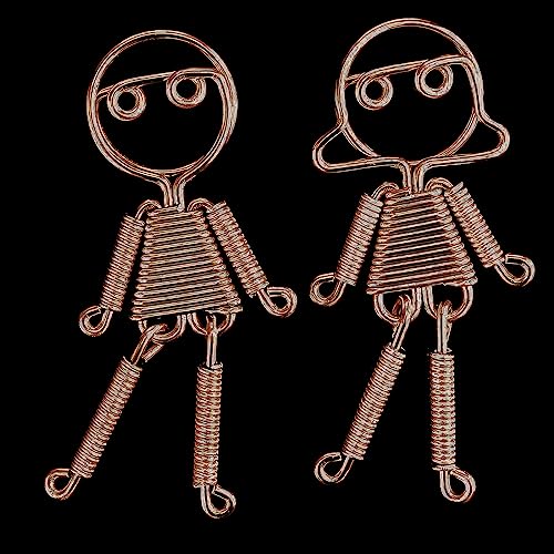 Image of TecUnite Aluminum Craft Wire for Sculpting Armature Bendable Craft Wire for DIY Jewelry Making(10 M X 2 mm,Coffee,1 Roll)