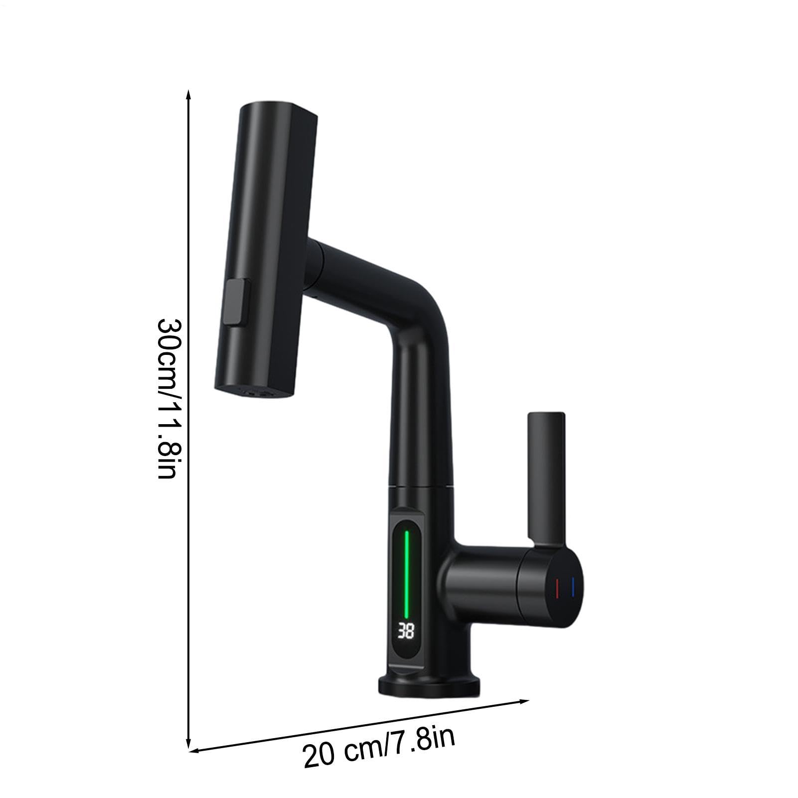 Rubinetto per Lavello Cucina Rubinetto Intelligente a Estrazione con 5