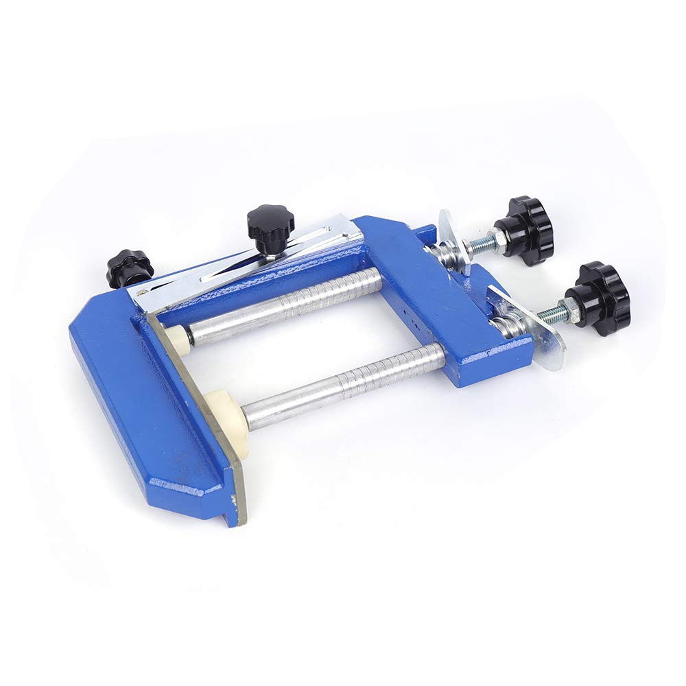 45 Degree Stone Miter Clamp For Granite Marble Countertop Corner Clamp System Countertop Seam Splicing Fixture Plate Mounting Tool Clamp (Blue)