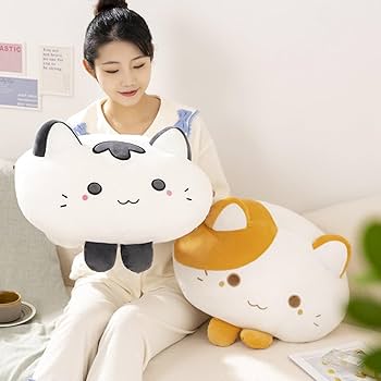 Amazon.co.jp: ぬいぐるみ ネコ 猫 丸ねこ 抱き枕 大きい