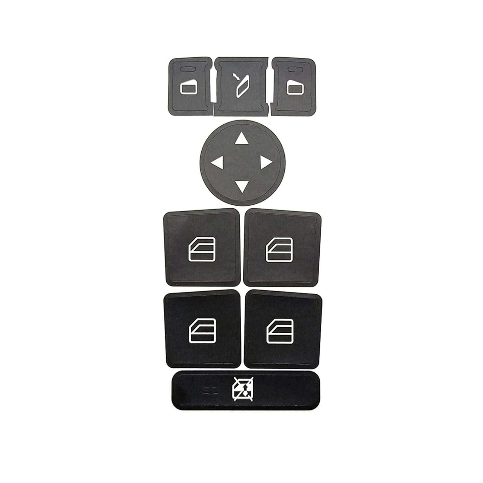 Fit For M//e//r//c//e//d//e//s b//e//n//z A B C E Class W176 W246 W204 W212 Car Door Armrest Window Lift Switch Button Repair Sticker Decal Anti Scratch