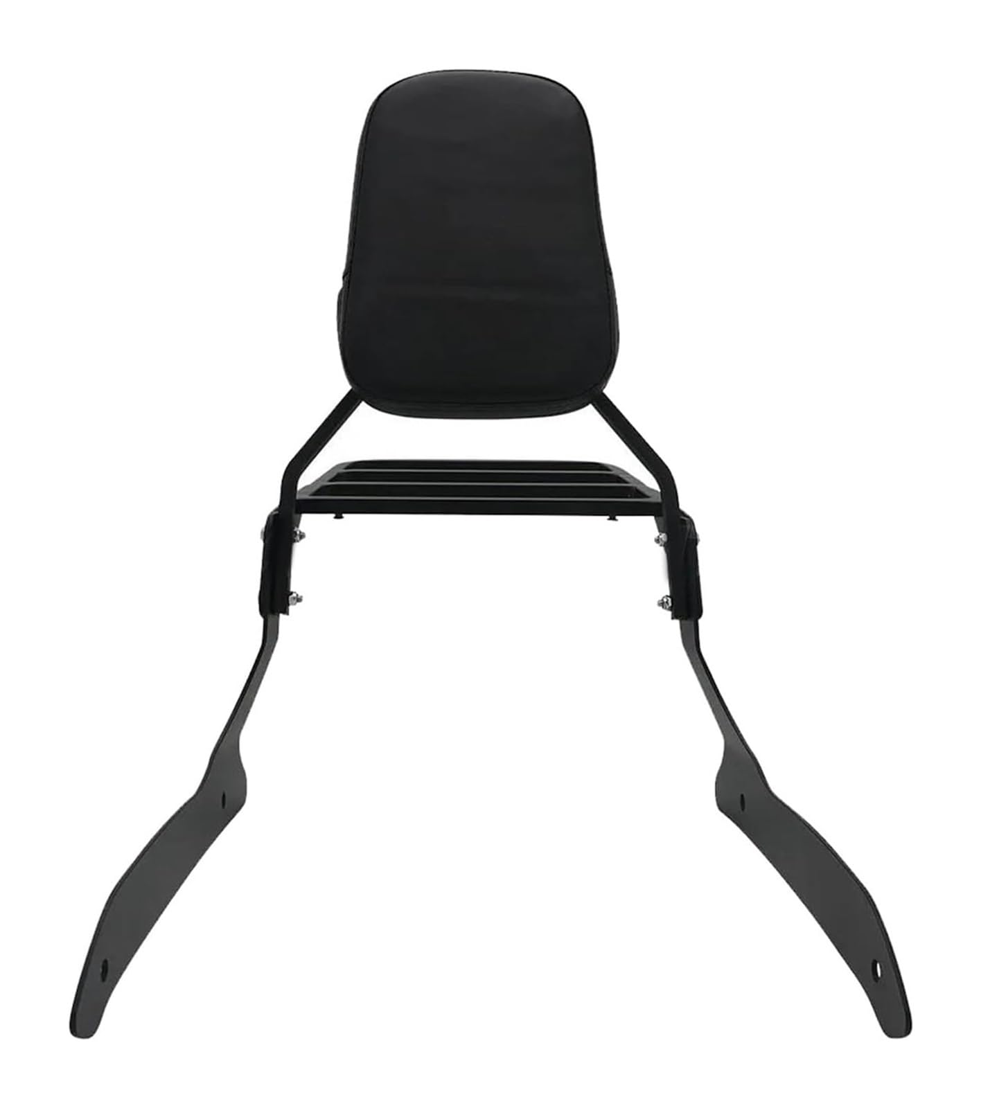 Trasero para Motocicleta para Yamaha XVS 1300 XVS1300 A para Medianoche para VStar 2007-2015 Respaldo Rejilla Trasera Pasajero Portaequipajes Portaequipajes Moto(Cromo)