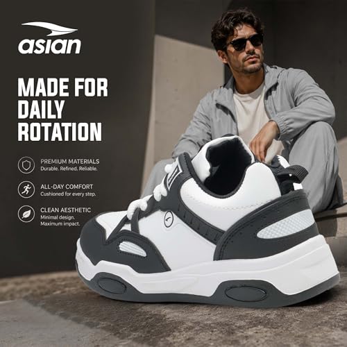 Image of ASIAN Men's Vegas-11 Sneakers | Lightweight Walking Sneakers for Men | Cushioned Sneakers for Daily Use, Office, & Travel