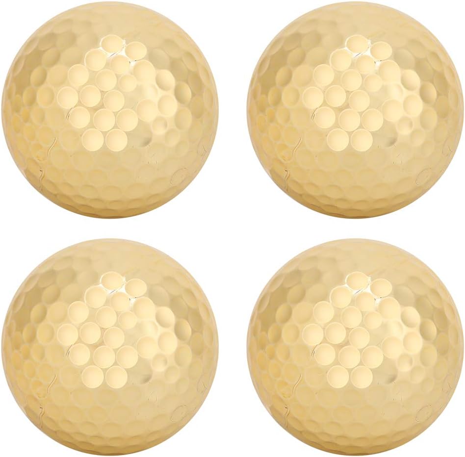 Ball, Balls Gift Sturdy Gold Plating Ball for Practicing