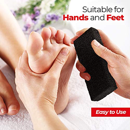 TITANIA Schwefel-Bims, Extra Hart, schwarz, Circa 9.5 X 4 X 2 cm, auf Blisterkarte, 1er Pack (1 x 18 g)