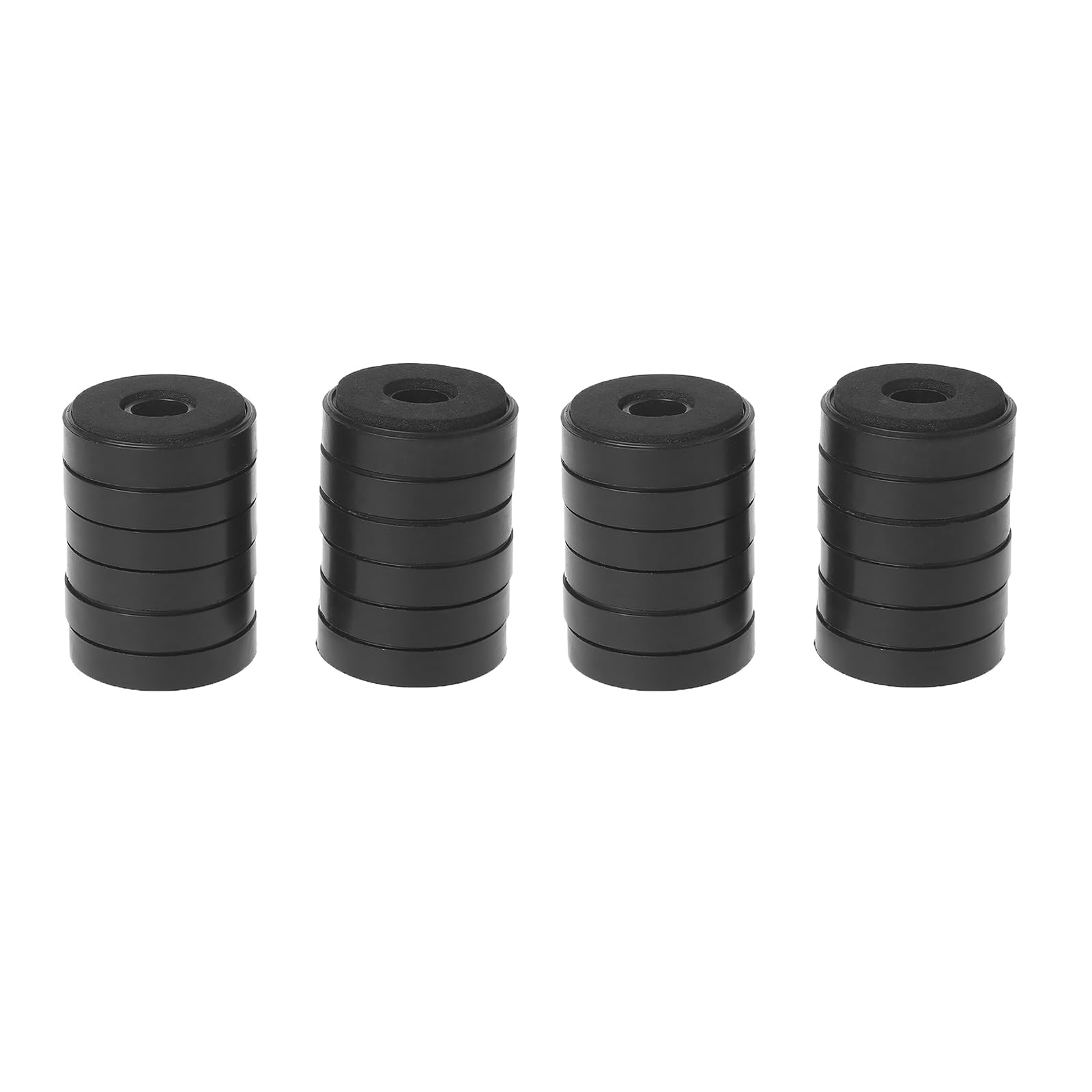 24Pieces Aluminum Alloy Frame Speaker Stands Feet Sturdy Foot Mats Reduce Solid Spare Parts Wall Plate