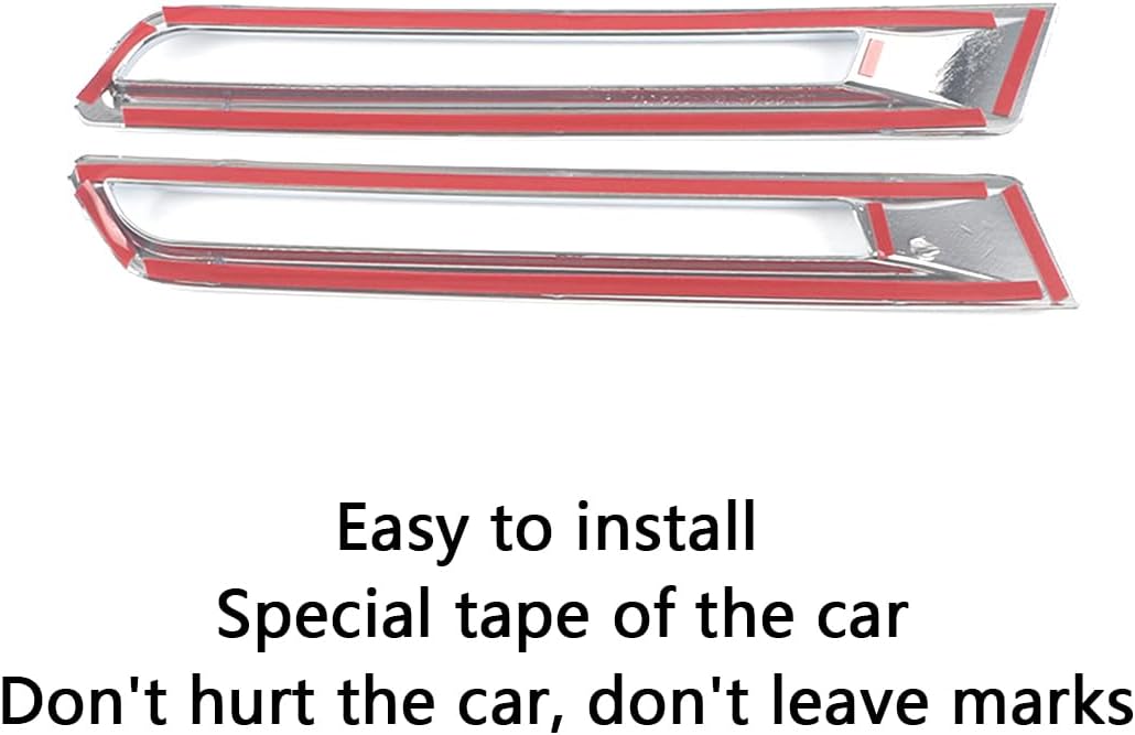 Car Accessories Fit for Toyota Sienna 2021 2022 2023 2024 2025 2026 Chrome Exterior Rear Bumper Reflector Fog Lights Cover Trim ABS 2 PCS