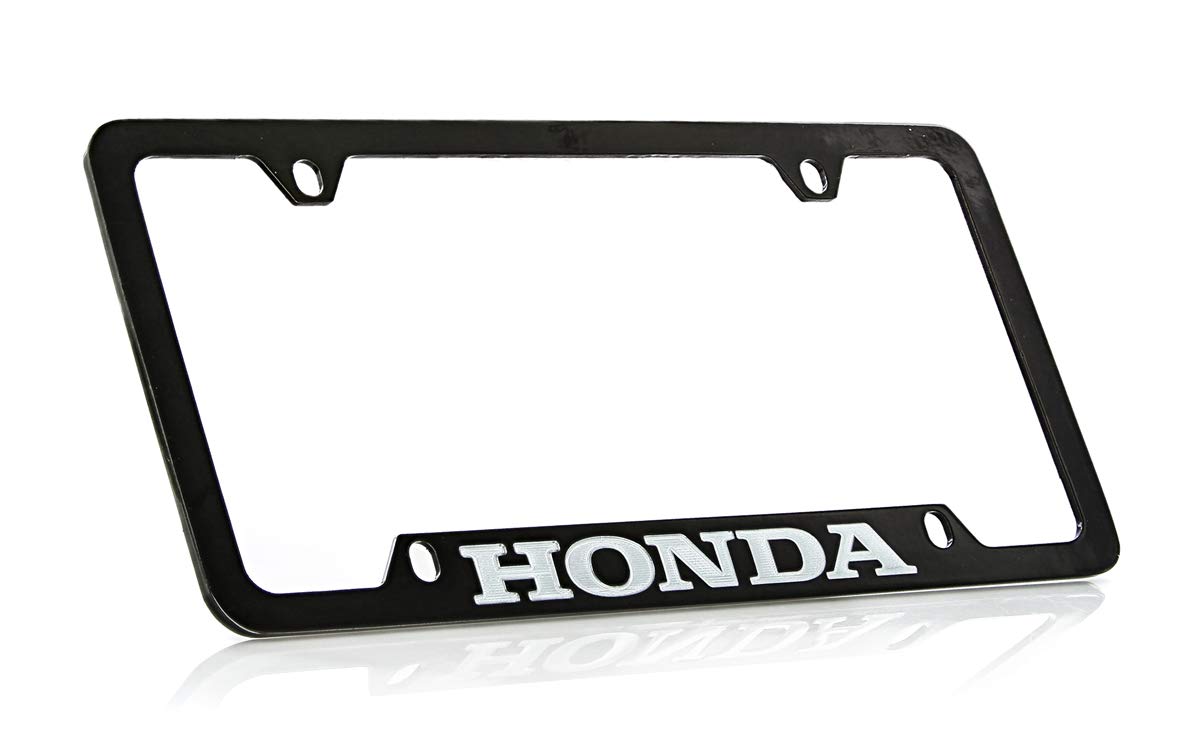 Amazon.com: License Frame Inc. Honda Workmark Black Coated Zinc