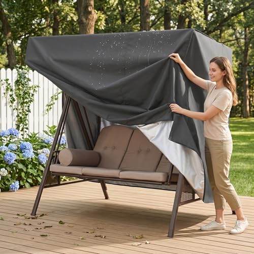 Funda impermeable para columpio de 3 plazas con protección UV 5