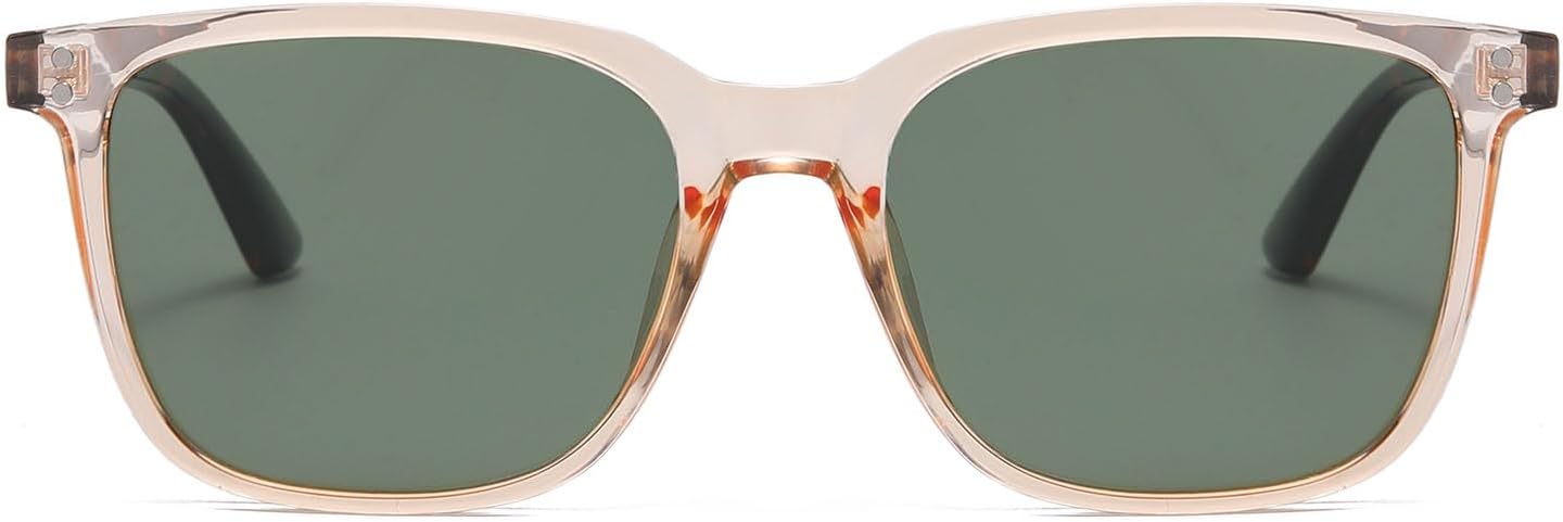 Gleyemor Polarized Men's Square Sunglasses UV400 Protection for Driving Fishing Hiking Golf Outdoor Sport Shades - Image 2