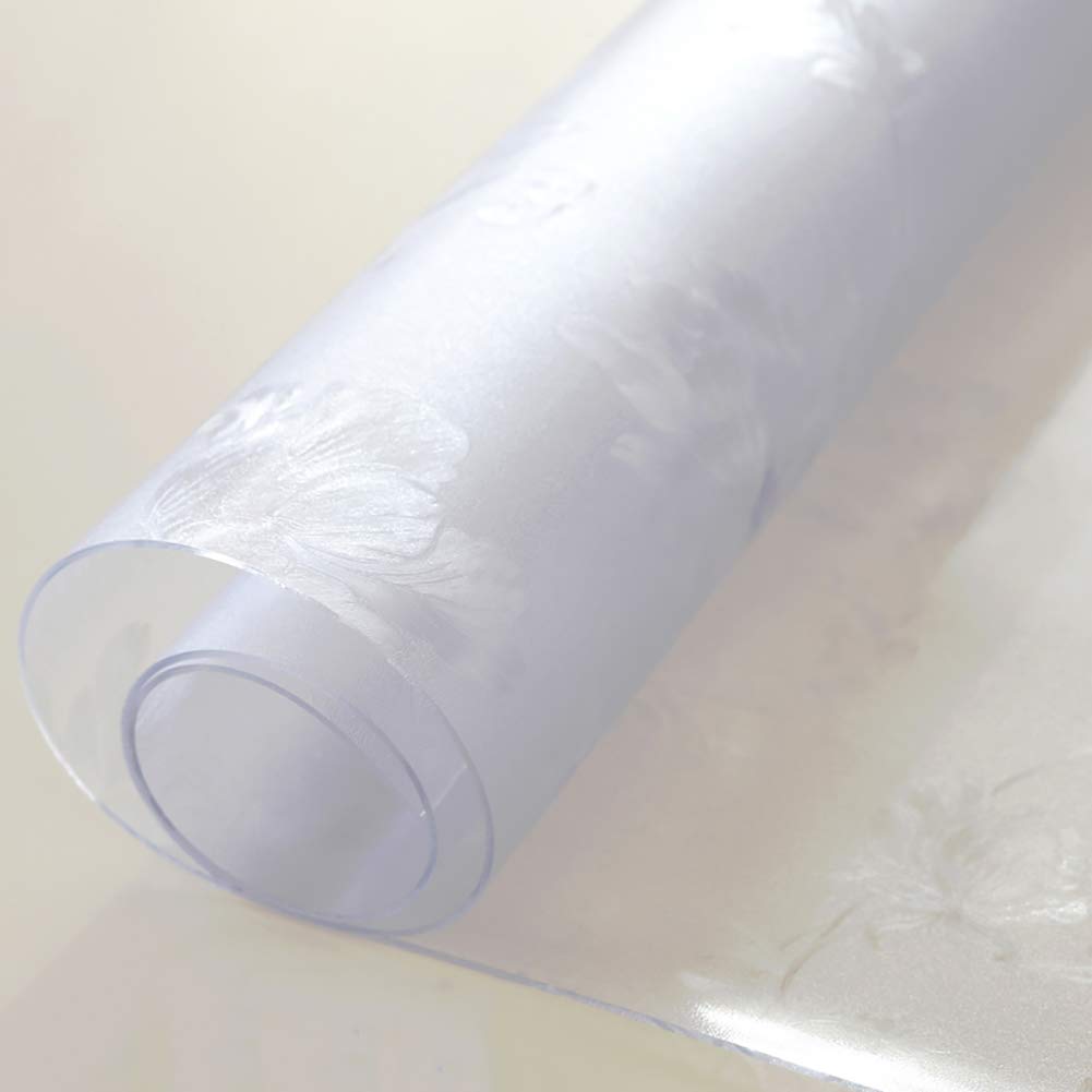 Tapis de table anti-brûlure nappe en PVC transparent contre taches de café
