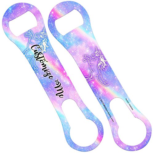 BarConic Customizable V-Rod Bottle Opener - Unicorn