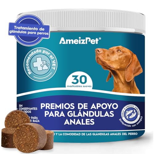 Ameizpet Anal Gland Soft Chews Treatment For Dogs, Functional Digestive Fiber Treats For Dogs Glands Healthy Dog Chews, 30 Soft Dog Treats Ameizpet Anal Gland Soft Chews Treatment For Dogs, Functional Digestive Fiber Treats For Dogs Glands Healthy Dog Chews, 30 Soft Dog Treats