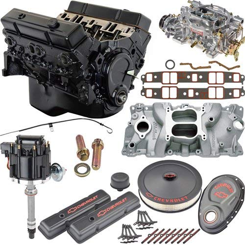 JEGS 7353K5 Small Block Chevy 350ci Crate Engine Kit Pre-1986 Cast Iron Cylinder