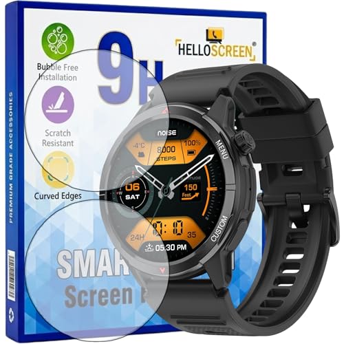 Image of 2 Pack | Screen Protector Guard for Noise Endeavour 2 | 1.46 inch | Smartwatch - Flexible & Ultrathin TPU Film, 9H Scratch Resistant, Bubble Free - Not a Tempered Glass
