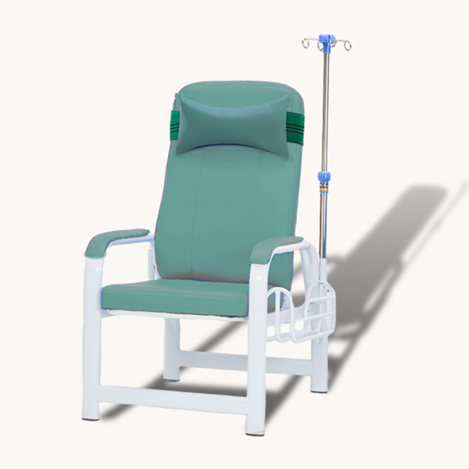 Sedia reclinabile con bracciolo, sedia imbottita da laboratorio, supporto portatile per flebotomia e procedure di estrazione del sangue