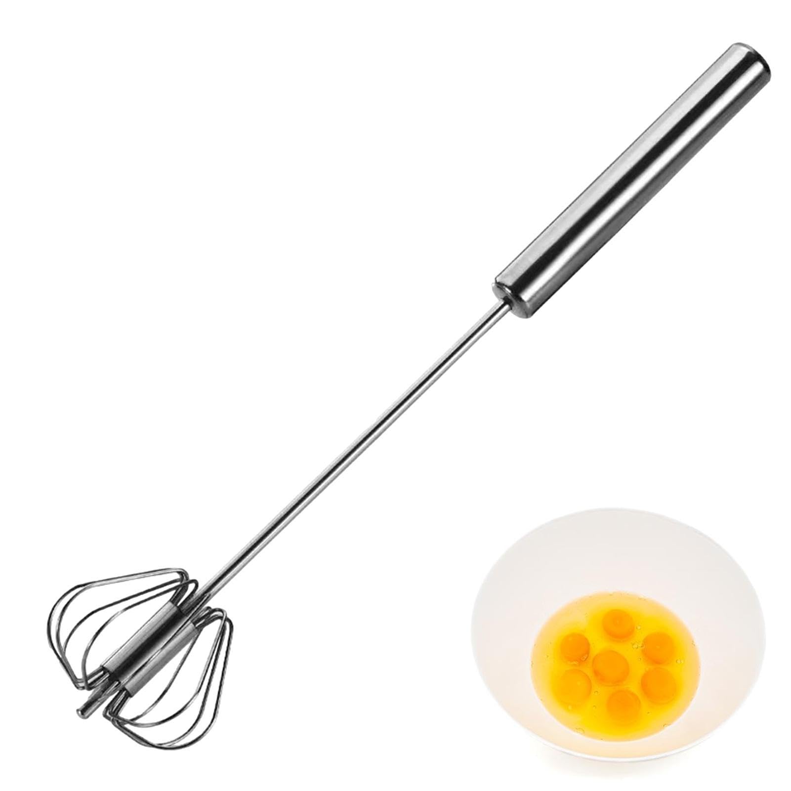 Semi-Automatische Draadgarde RVS - Draagbare Handmixer Voor Eieren, Room En Beslag