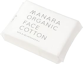 Manara Organic Face Cotton, 60 Sheets (Wipe Clean)