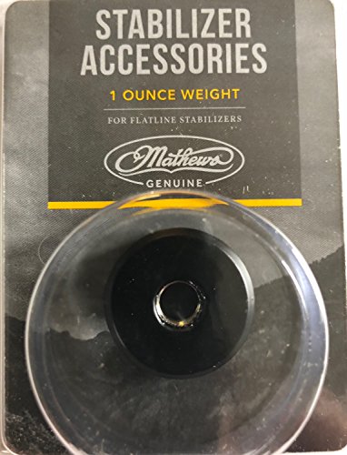Mathews Flatline Stabilizer Weight Black 1 Oz. #TOP10