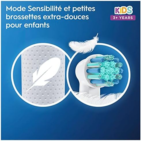 Oral-B Kids Electric Brush Designed by Braun, 1 Disney Lightyear Handle, 1 Head, 1 Travel Case, Suitable for Children Over 3 Years