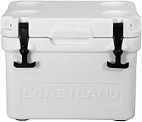 Vista 15 de Coastland Bay Series Cooler Premium - Enfriador rotomoldeado aislado para uso diario, pequeño baúl de hielo para espacios reducidos