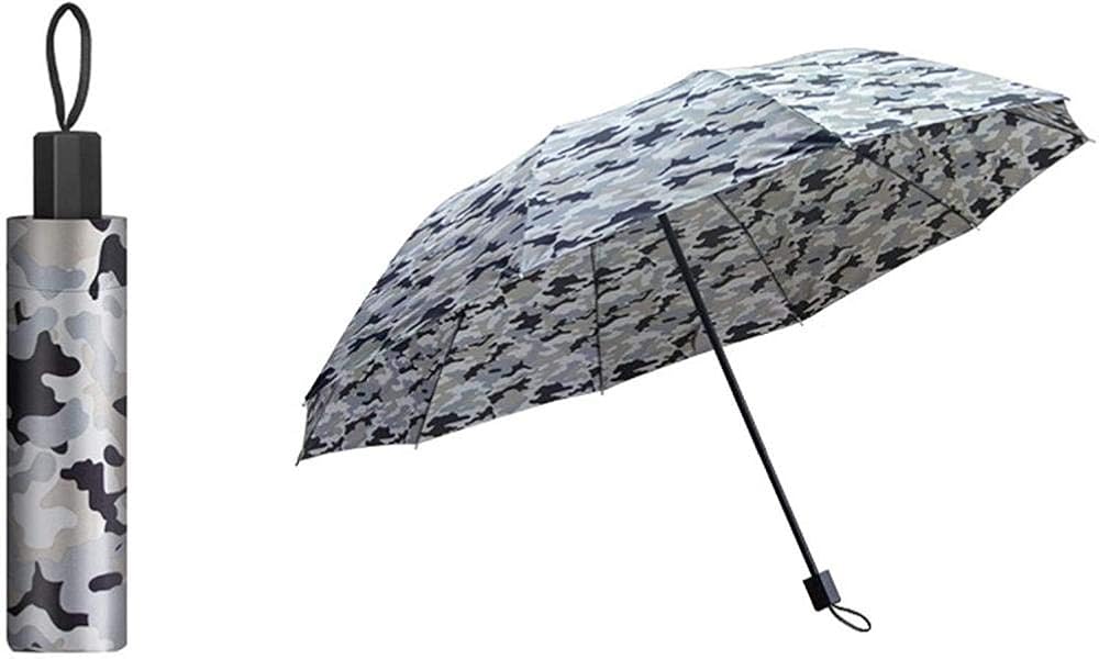 Large manual military camouflage umbrella folding windproof