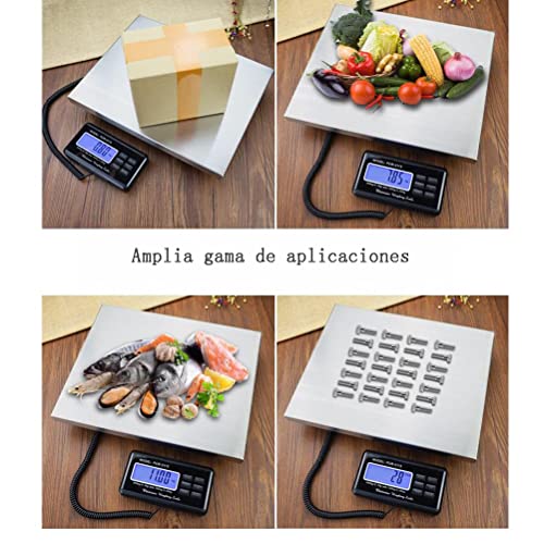 Báscula postal digital plataforma 660 lb plata miniatura 5
