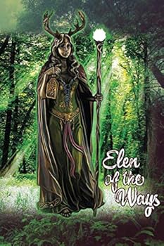 Paperback Elen of the Ways: 120 Pages 6” x 9” Blank Lined Notebook, Journal or Diary Book