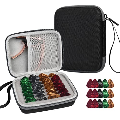 Boîte de Rangement pour médiators de Guitare Sac de Grande capacité médiators Cordes Capos Accessoires de Guitare étui… - Les Beatles, Paul McCartney, John Lennon, RIngo Starr, George Harrison Boîte de Rangement pour médiators de Guitare Sac de Grande capacité médiators Cordes Capos Accessoires de Guitare étui… – Image 6