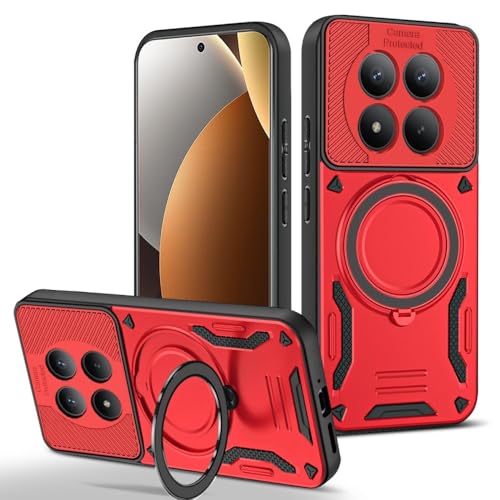 Coque Xiaomi 17 Pro antichoc évite les casses étui silicone rouge