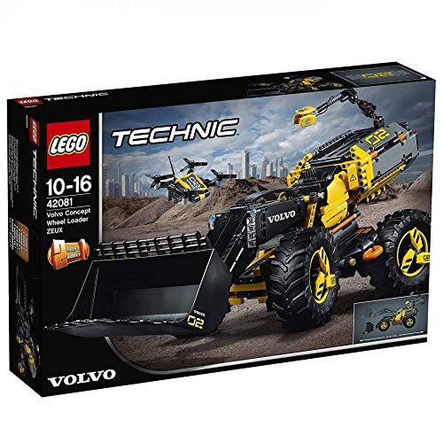 LEGO Technic Le tractopelle Volvo Concept ZEUX 42081 Jeu de Construction (1167 pièces)