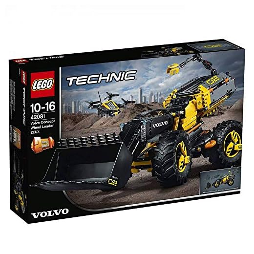 LEGO Technic Volvo Concept Wheel Loader ZEUX 42081 Building Kit (1167 Pieces)