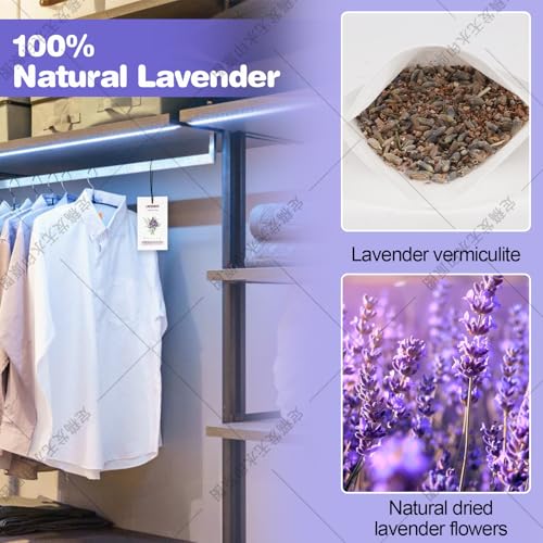Image of Aryiten 8 Packs Large Jasmine Scented Sachets for Closet Deodorizer Drawers, Hanging Long Lasting Potpourri Bags Home Fragrance