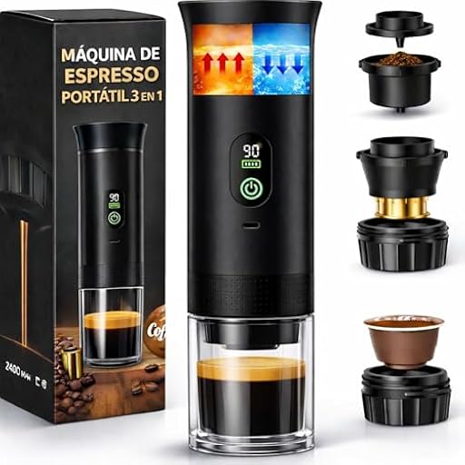 Cafetera Portatil Capsulas compatible con Nespresso Dolce Gusto y Café Molido - Versión Mejorada 2026 - Coffe Machine - Maquina de Cafe Portátil de Cápsulas Universal Con Pantalla LED y Más Capacidad | Ya disponible en tu tienda friki favorita! En mundofriki.es! Cafetera Portatil Capsulas compatible con Nespresso Dolce Gusto y Café Molido - Versión Mejorada 2026 - Coffe Machine - Maquina de Cafe Portátil de Cápsulas Universal Con Pantalla LED y Más Capacidad | Ya disponible en tu tienda friki favorita! En mundofriki.es!