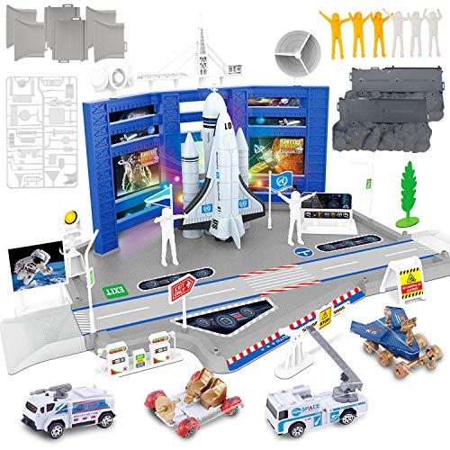 image for Liberty Imports Mega Space Station Kids Pretend Playset - Toy Space Sh