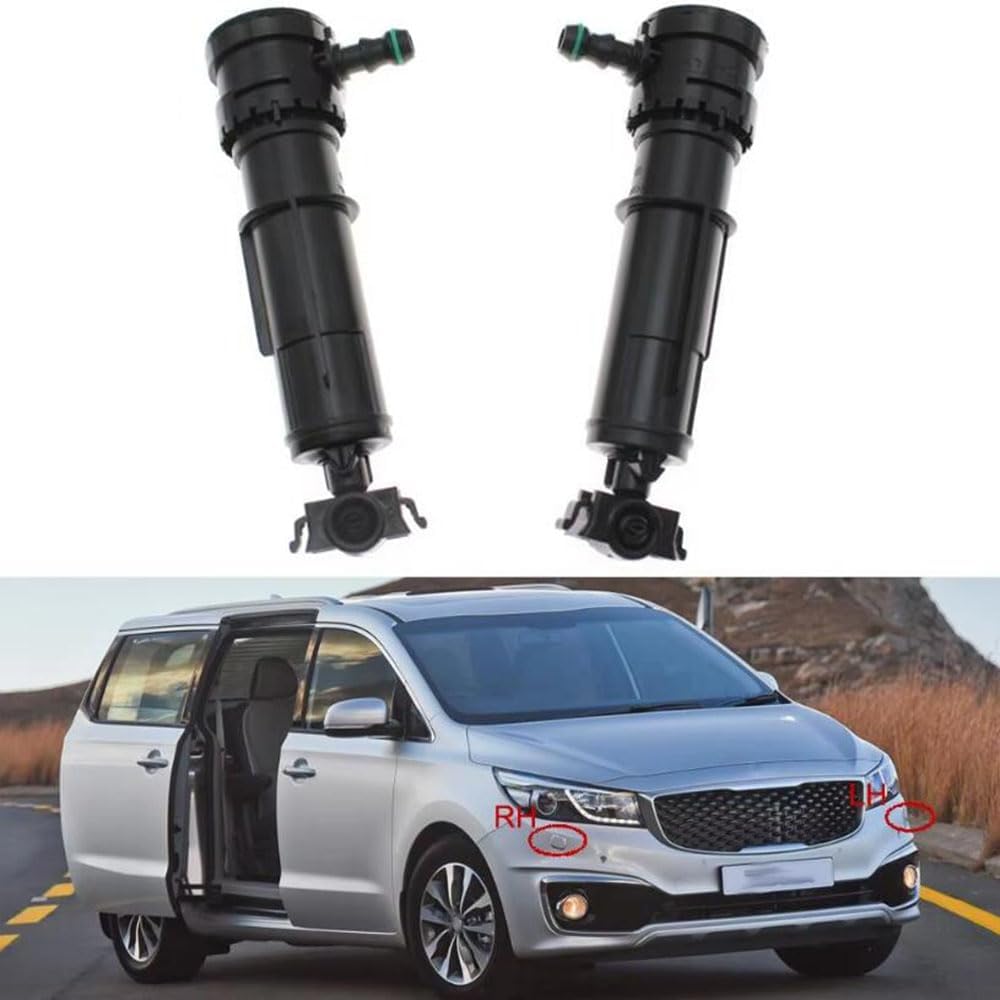 KEEEROY 車のフロントヘッドライトウォッシャースプレーノズル