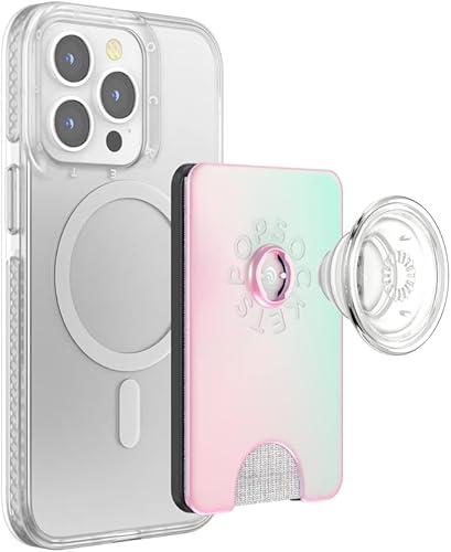 Miniatura 5 de Cartera para teléfono con agarre expandible, soporte para tarjetas de teléfono, compatible con carga inalámbrica, cartera compatible con MagSafe,