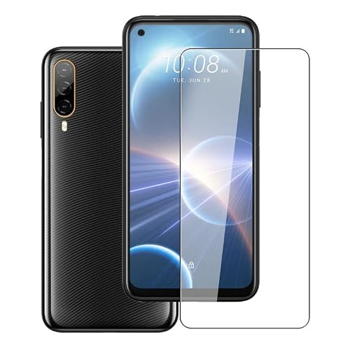 HGJTF Screen Protector for HTC Desire 22 Pro (6.6 Inch), [1 Pack] High Clear [9H Hardness] [Anti-Scratch] [Bubble Free] Tempered Glass Screen Protective Film for HTC Desire 22 Pro
