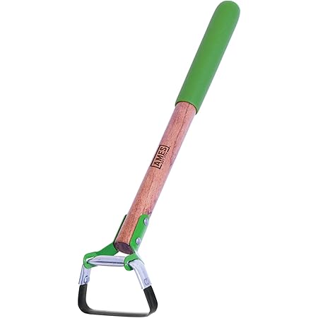 AMES 1985450 Mini Action Hoe with Hardwood Handle and Cushion Grip, 14 Inch