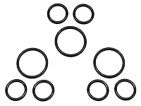 Vista 1 de Captain O-Ring – Kit de juntas tóricas de repuesto 96778 para boquillas Moen específicas (3 juegos, 9 juntas tóricas)
