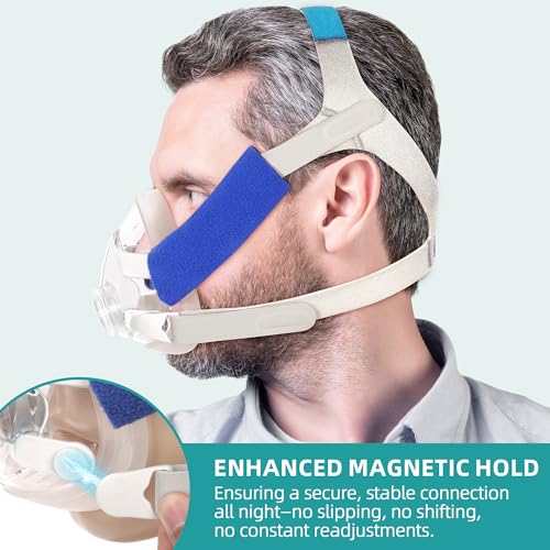 Improved Replacement Cushion Set (M) for Airfit F20 with Headgear & Frame, Comfortable Fit & Reliable Seal (No Elbow), ItAll Supplies Accessories for CPAP Users (Medium Mask) - Thumbnail 6