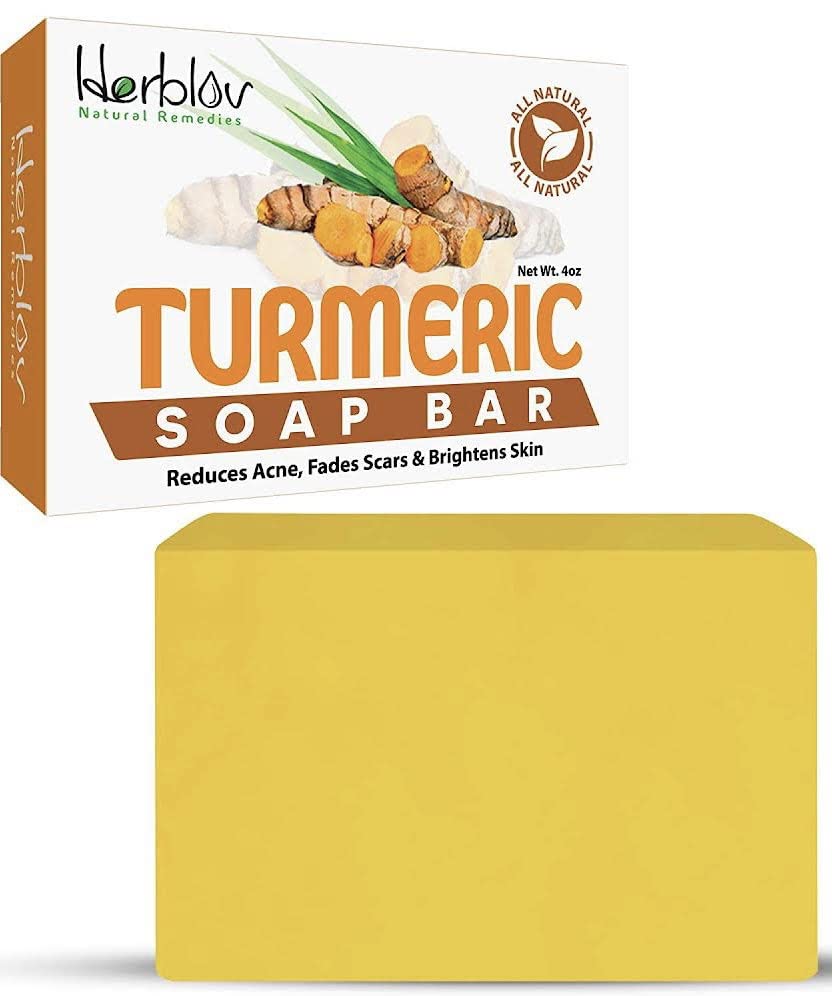Buy lov Turmeric Soap Bar for Face & Body Natural Turmeric Skin Soap
